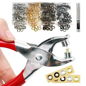 Pince à œillets et œillets métalliques de plusieurs couleurs pour scrapbooking