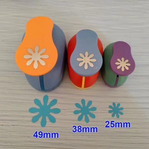 Gros plan de la lame flocon de la perforatrice de scrapbooking