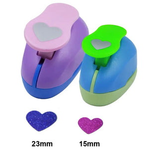 Mini perforatrice fantaisie et confettis cœur, étoile et fleur