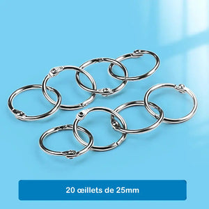 Petits trous ronds percés en série à la perforatrice œillet