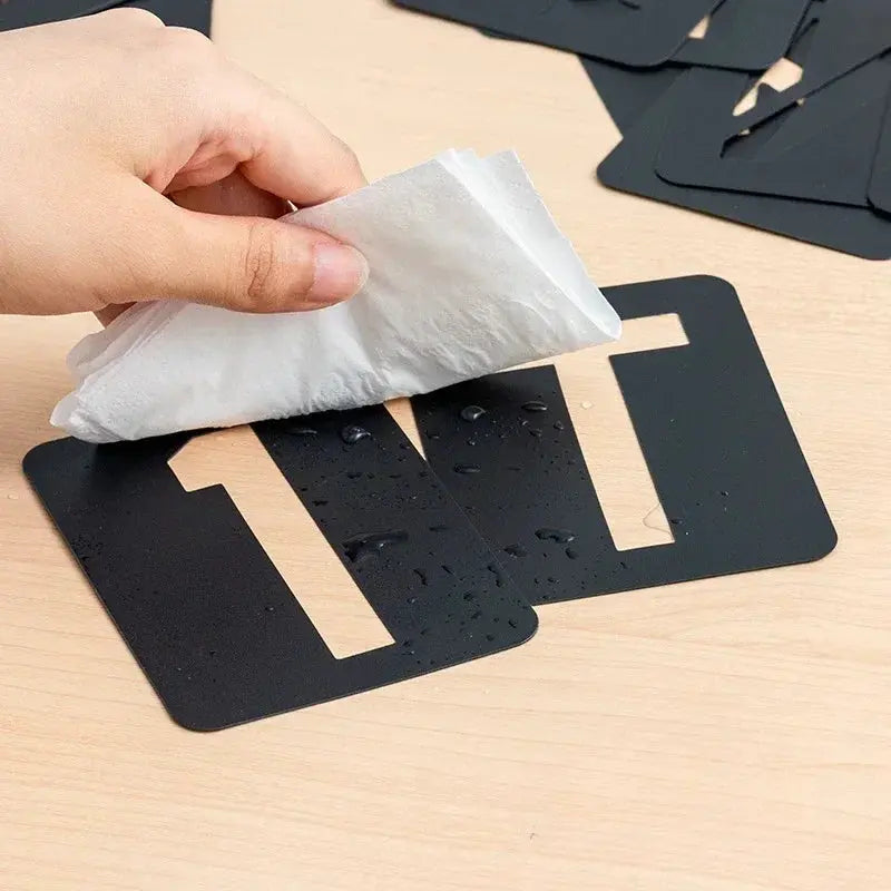 Pochoir Alphabet Plastique lavable réutilisable longue durée
