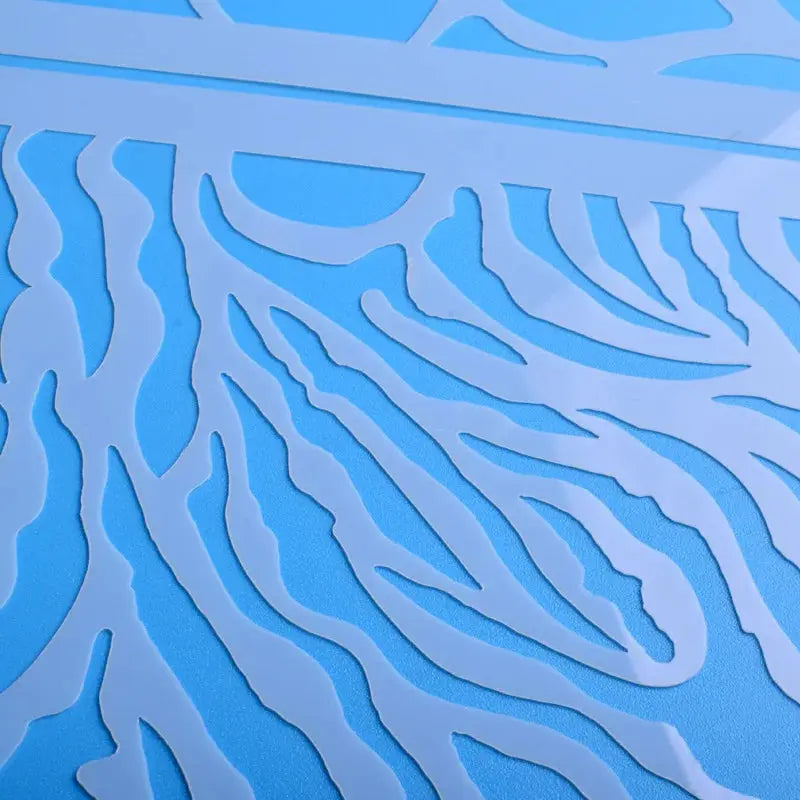 Pochoir motif rayures texture animale pour fond de page scrapbooking