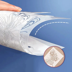 Pochoir Papillon Simple format souple plastique réutilisable