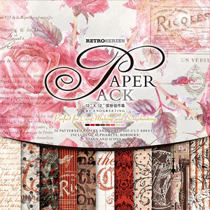 Papier de Scrapbook Recto Verso