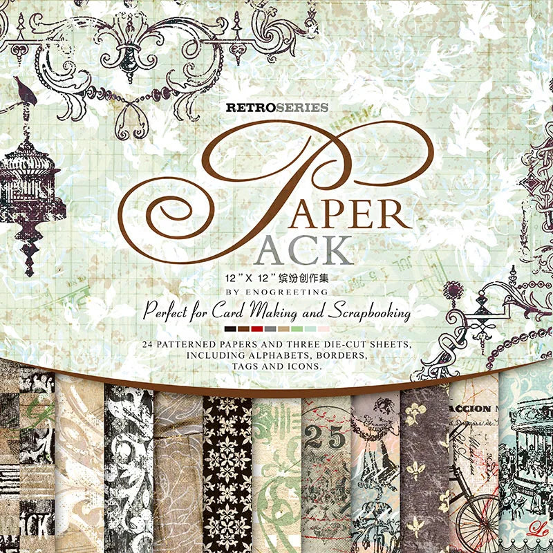 Papier Recto Verso Scrapbooking
