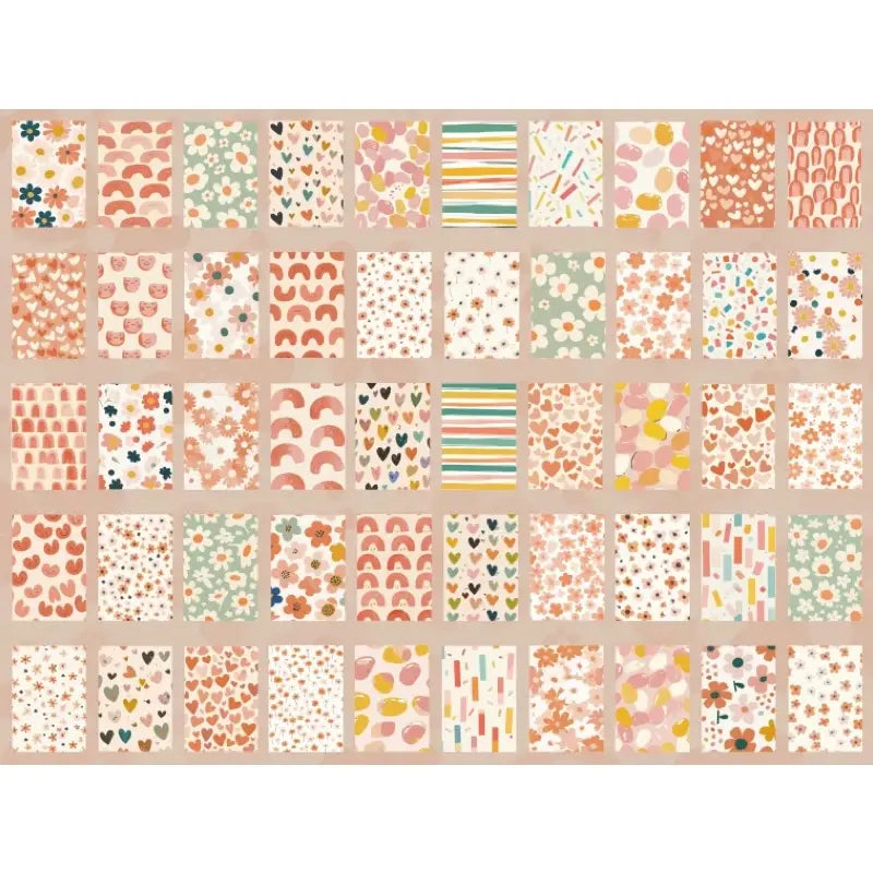 Papier Fantaisie Loisir Créatif Cœurs
