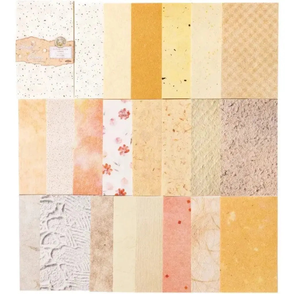 Bloc Feuilles Scrapbooking Jaune