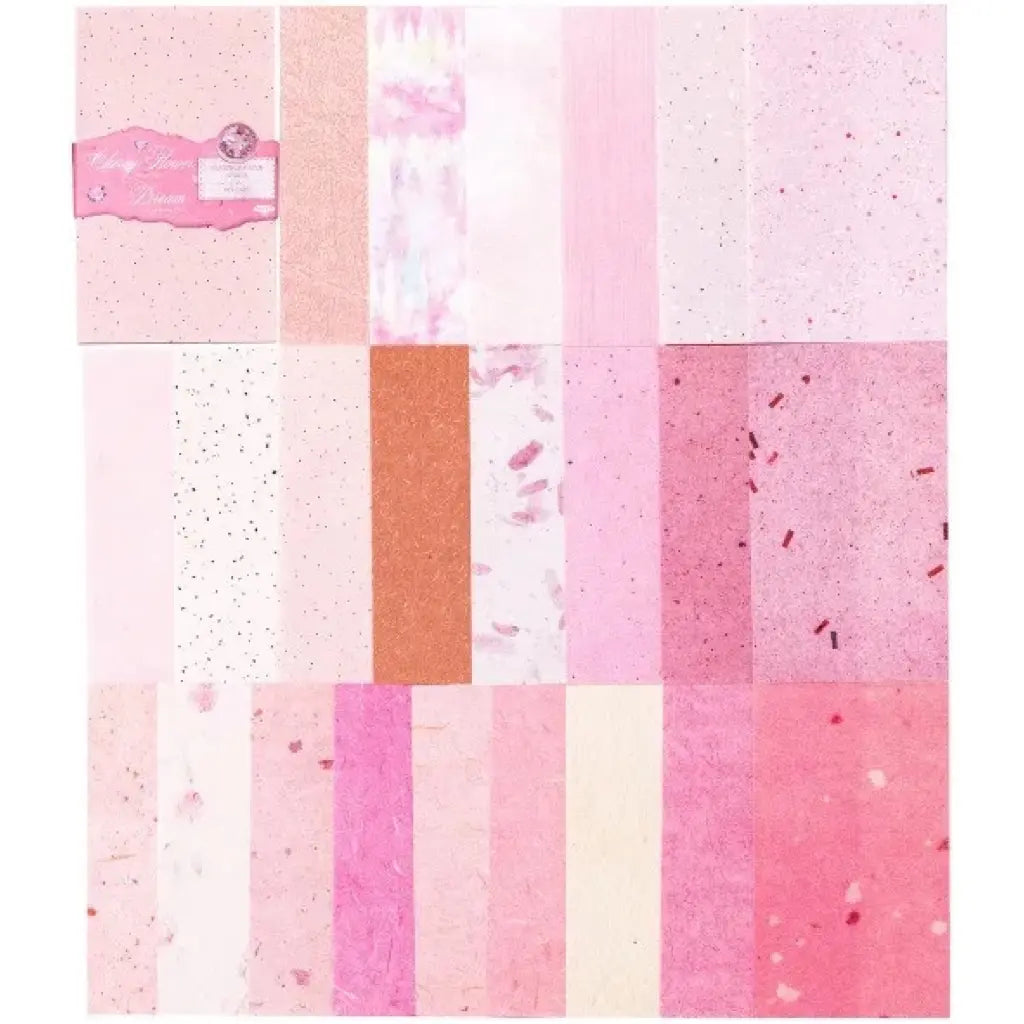 Bloc Feuilles Scrapbooking Rose