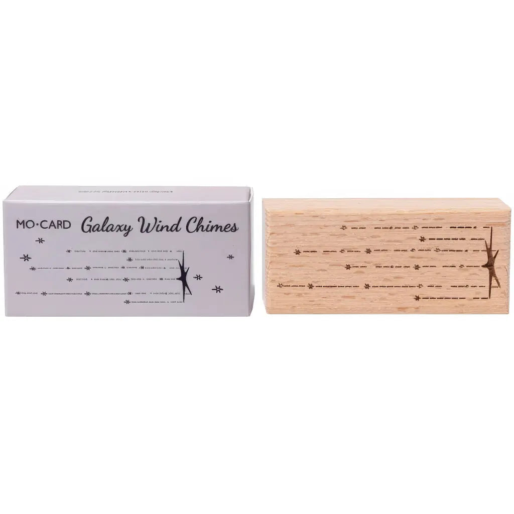 Tampon Nuit Magique scrapbooking en bois, motif lignes d'étoiles suspendues