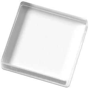 Tampon silicone scrapbooking, bloc acrylique transparent (support)